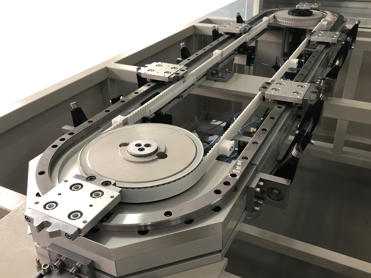 匯思德同步帶環(huán)形導軌循環(huán)輸送線 匯思德同步帶環(huán)形導軌循環(huán)輸送線